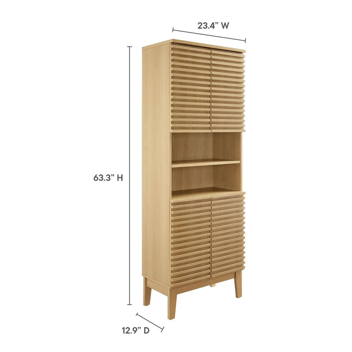 Render Tall Bathroom Storage Cabinet by Modway by HouseOfZazla