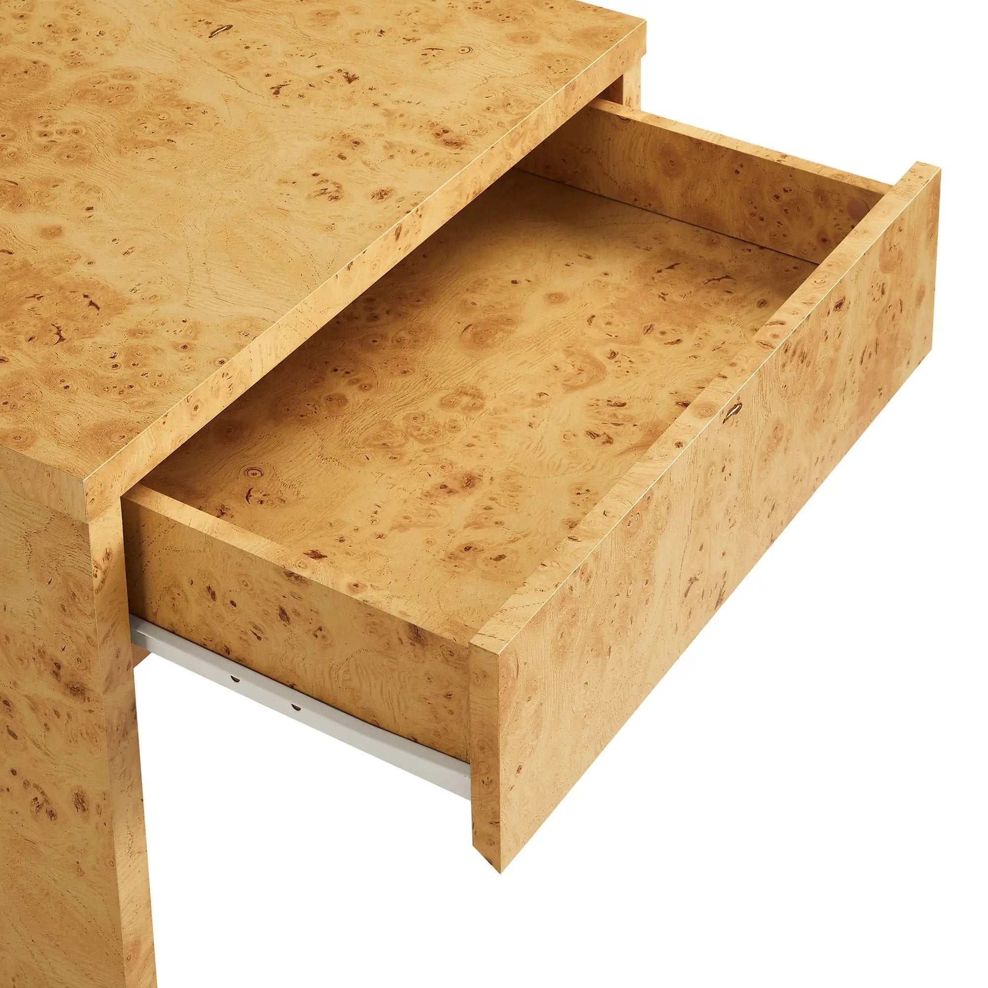 Hudson 1-Drawer Burl Wood Nightstand by Modway by HouseOfZazla