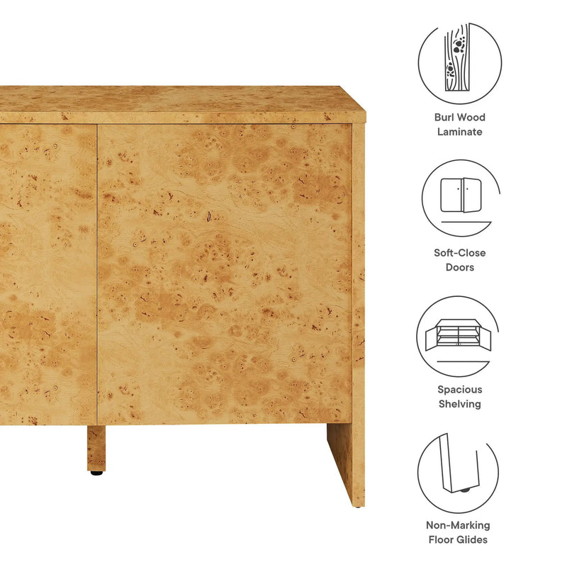 Hudson 40" Burl Wood Sideboard by Modway by HouseOfZazla