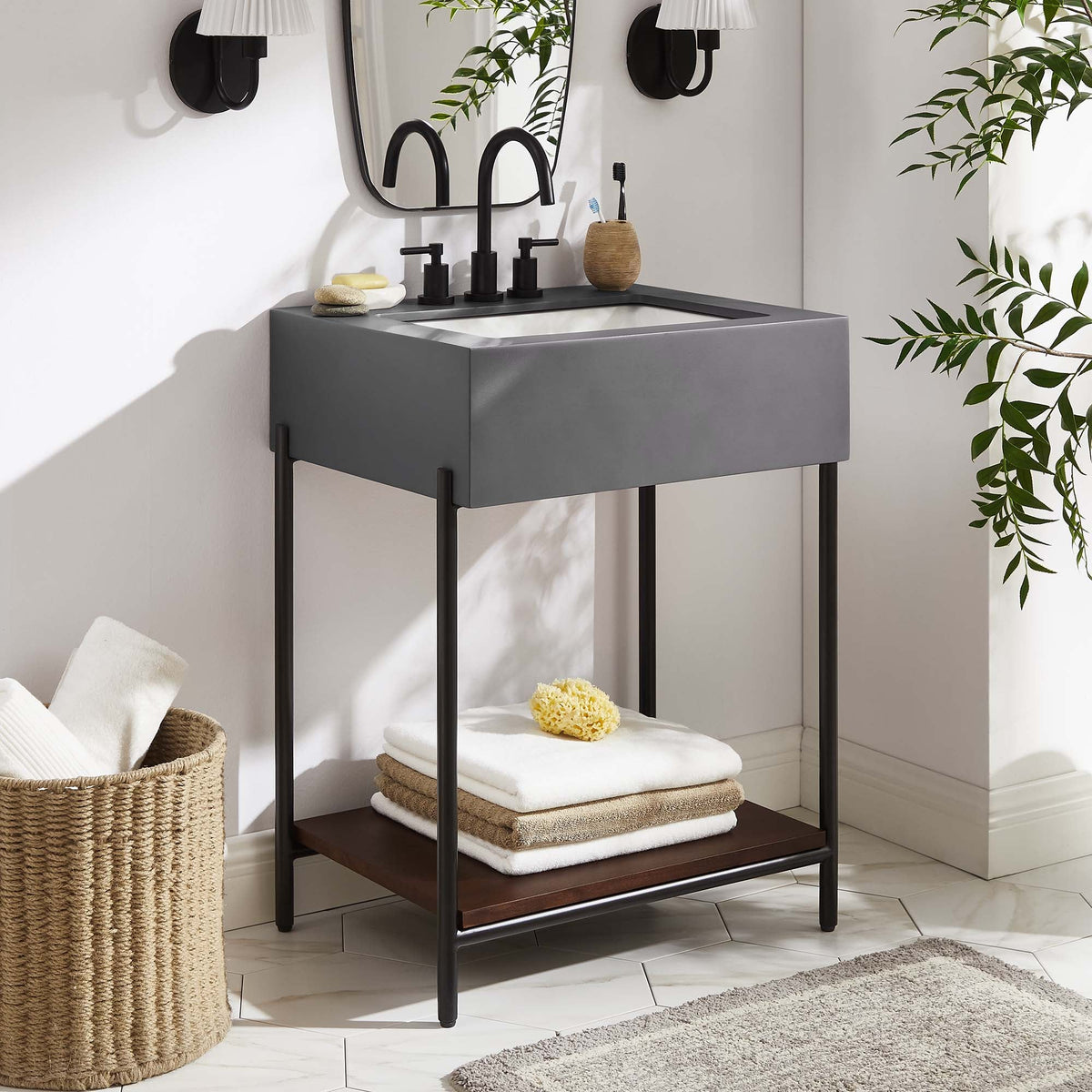 Etch 24" Bathroom Vanity with Sink by Modway, photo 10 of 13