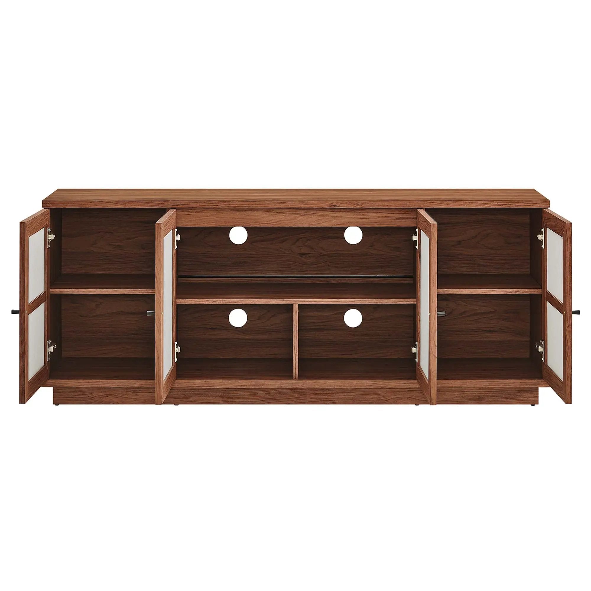 Capri 63" Wood Grain TV Console by Modway by HouseOfZazla