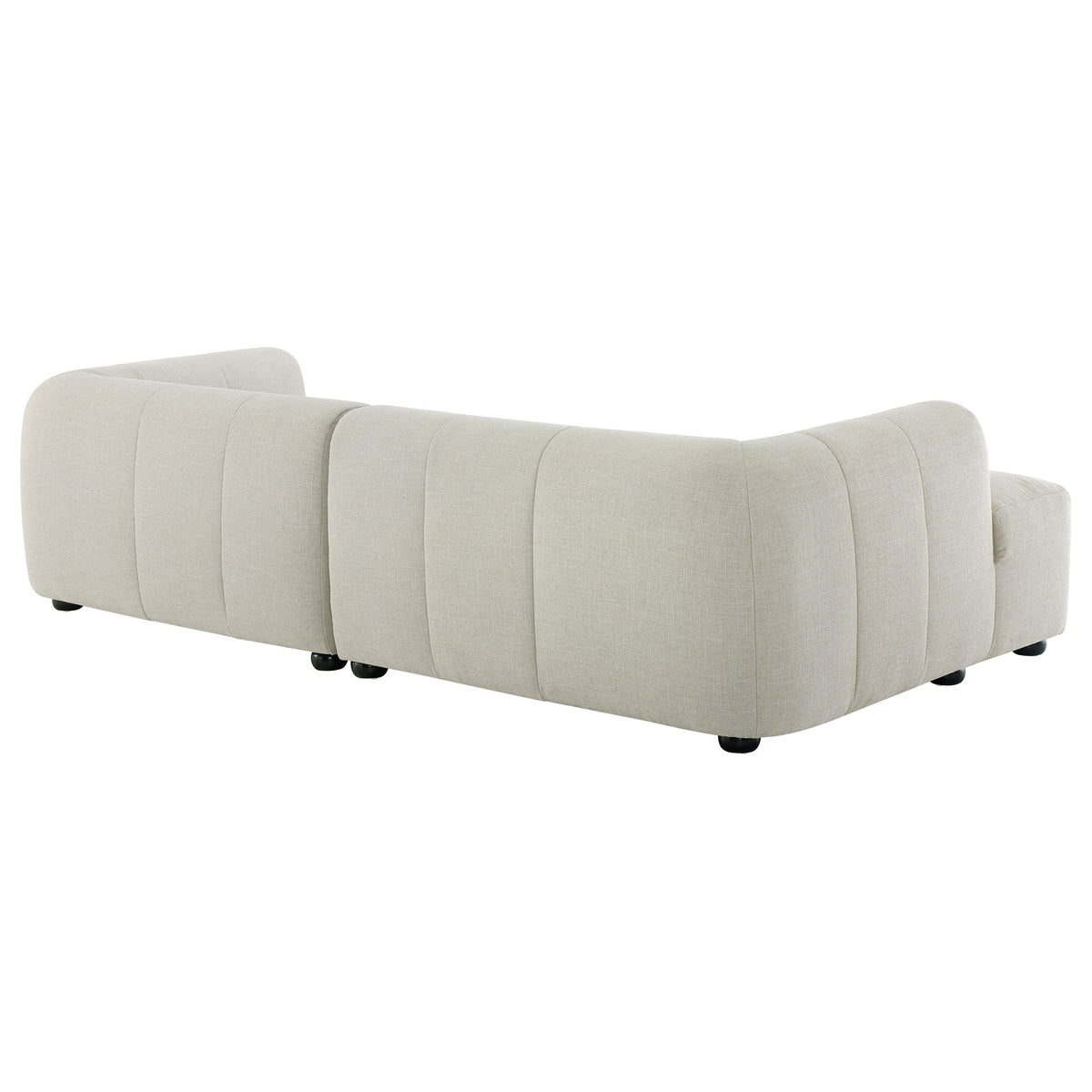 Liana Left-Facing Upholstered Fabric Modular Sofa with Chaise by Modway, photo 5 of 24