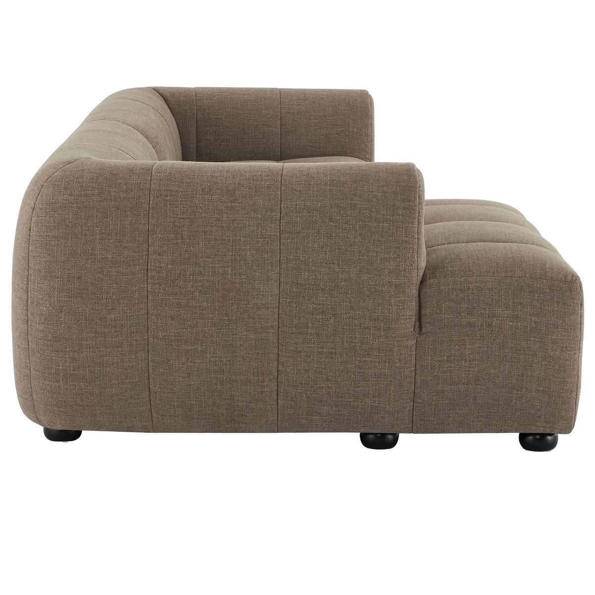 Liana Left-Facing Upholstered Fabric Modular Sofa with Chaise by Modway, photo 12 of 24