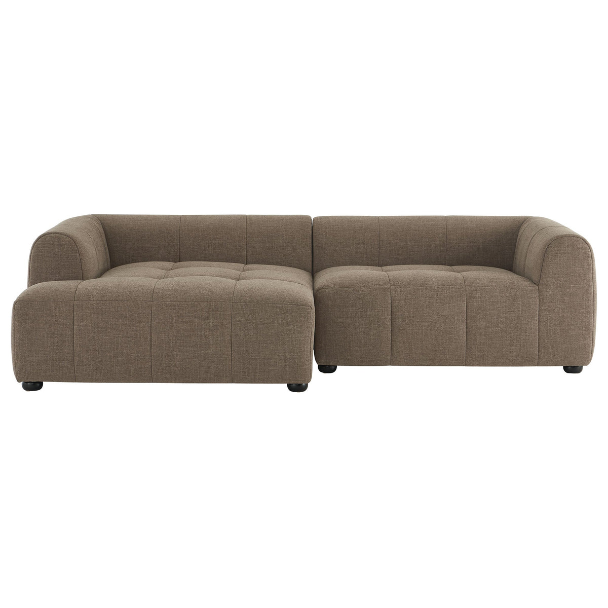 Liana Left-Facing Upholstered Fabric Modular Sofa with Chaise by Modway, photo 14 of 24