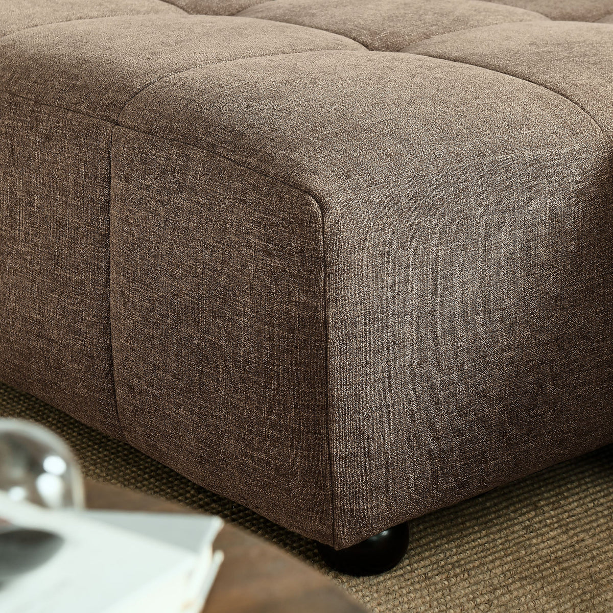 Liana Left-Facing Upholstered Fabric Modular Sofa with Chaise by Modway, photo 16 of 24