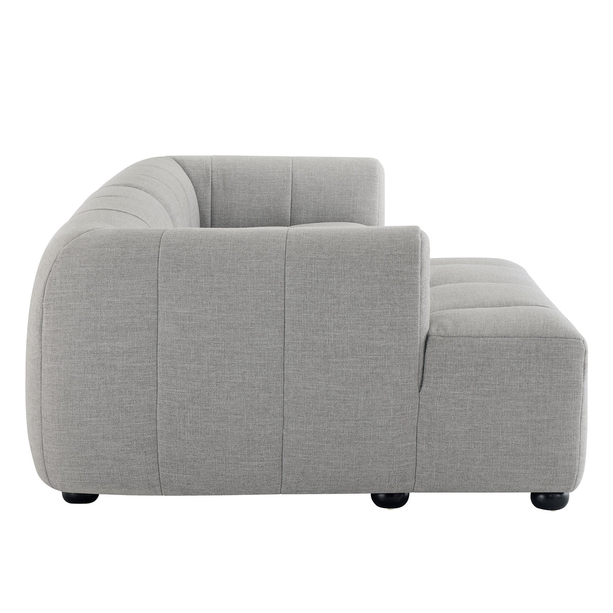 Liana Left-Facing Upholstered Fabric Modular Sofa with Chaise by Modway, photo 20 of 24