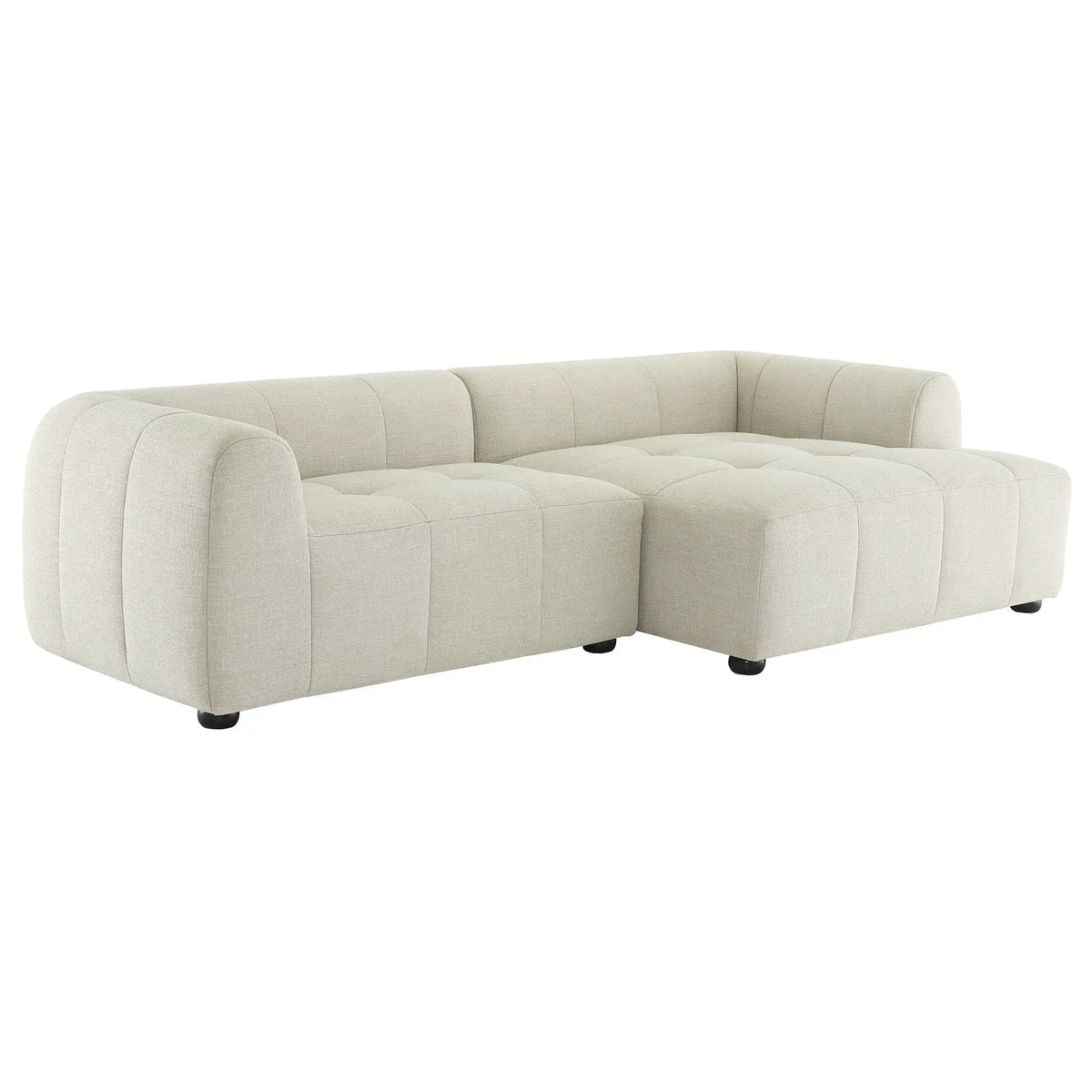 Liana Right-Facing Upholstered Fabric Modular Sofa with Chaise by Modway by HouseOfZazla