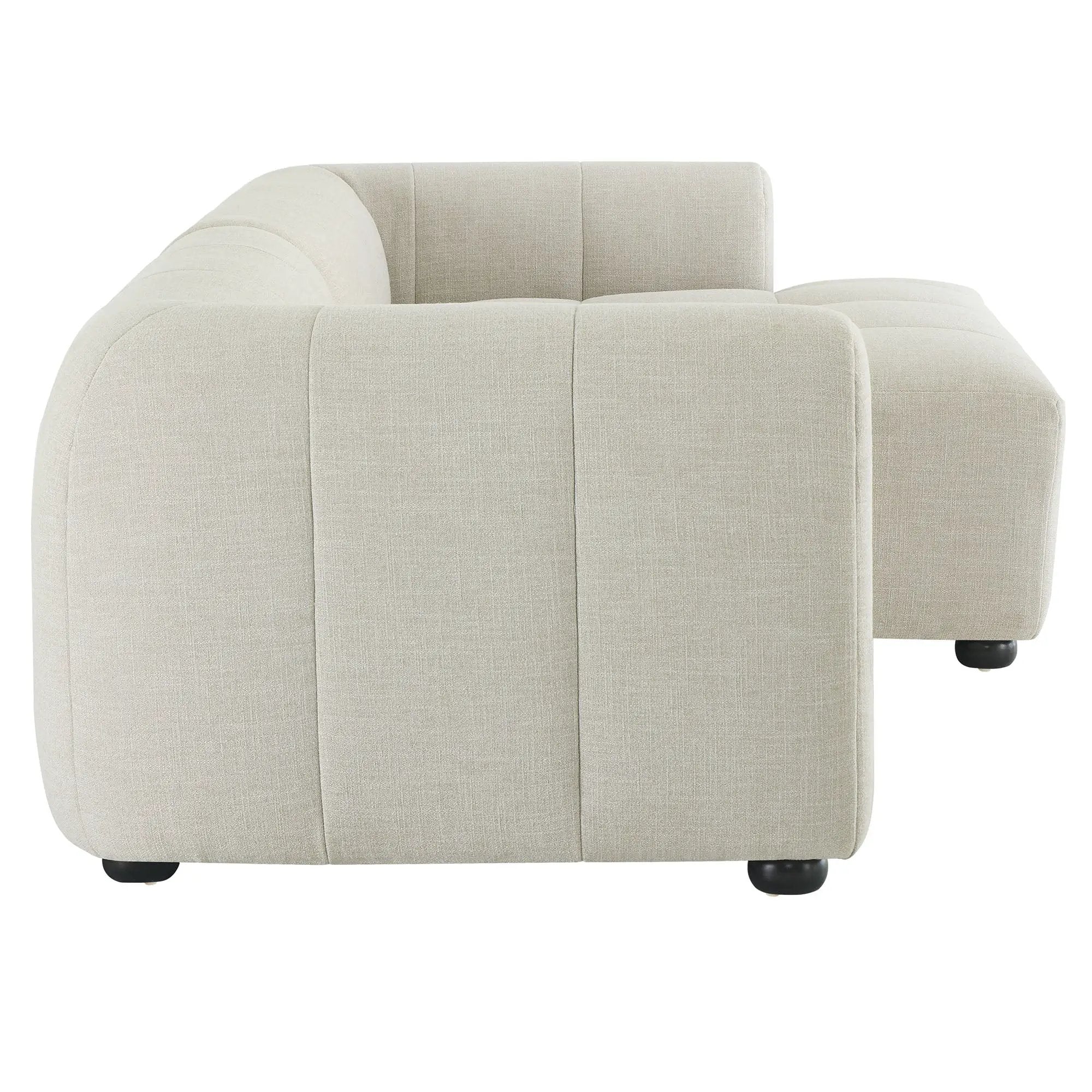 Liana Right-Facing Upholstered Fabric Modular Sofa with Chaise by Modway by HouseOfZazla
