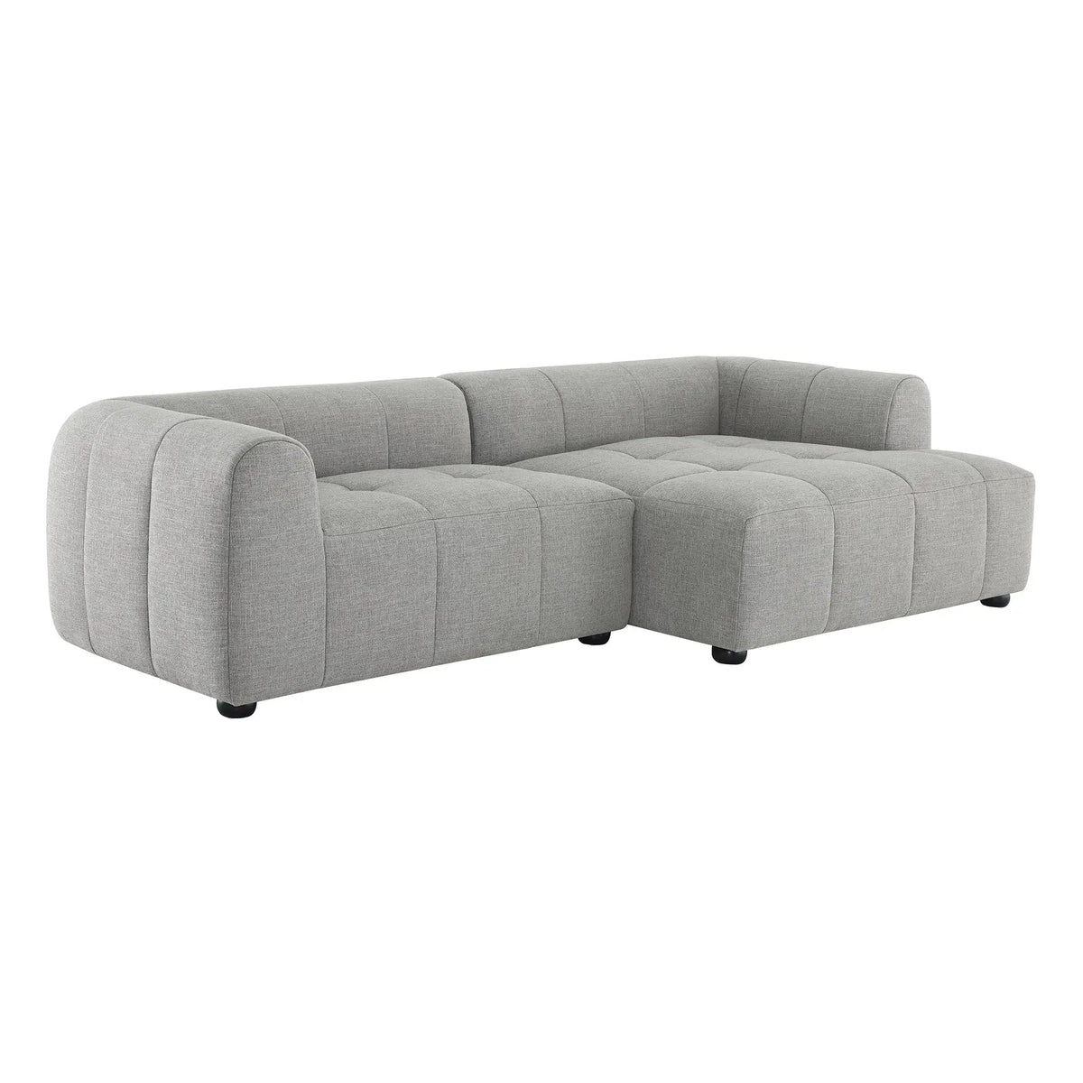 Liana Right-Facing Upholstered Fabric Modular Sofa with Chaise by Modway by HouseOfZazla
