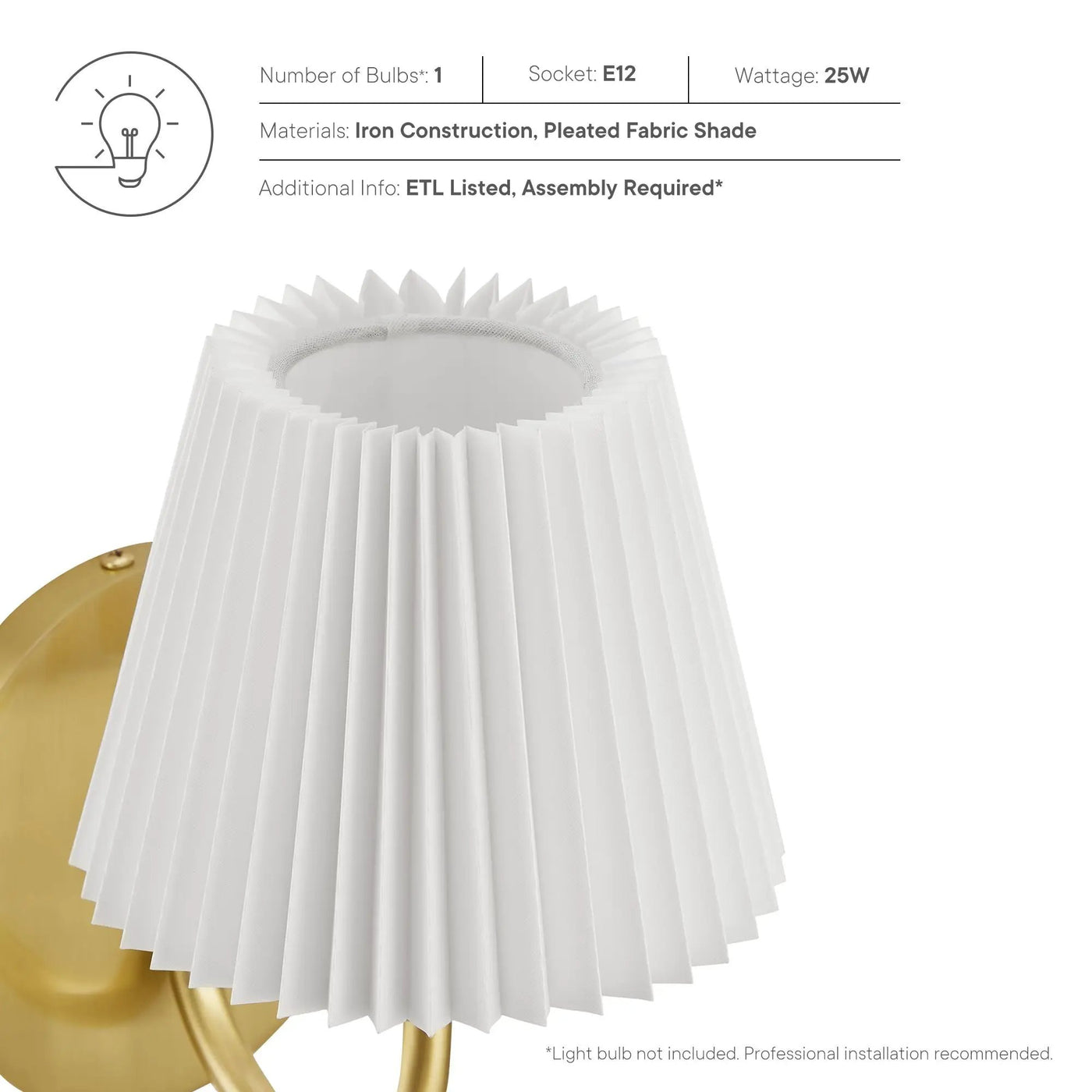 Wave Wall Sconce by Modway by HouseOfZazla