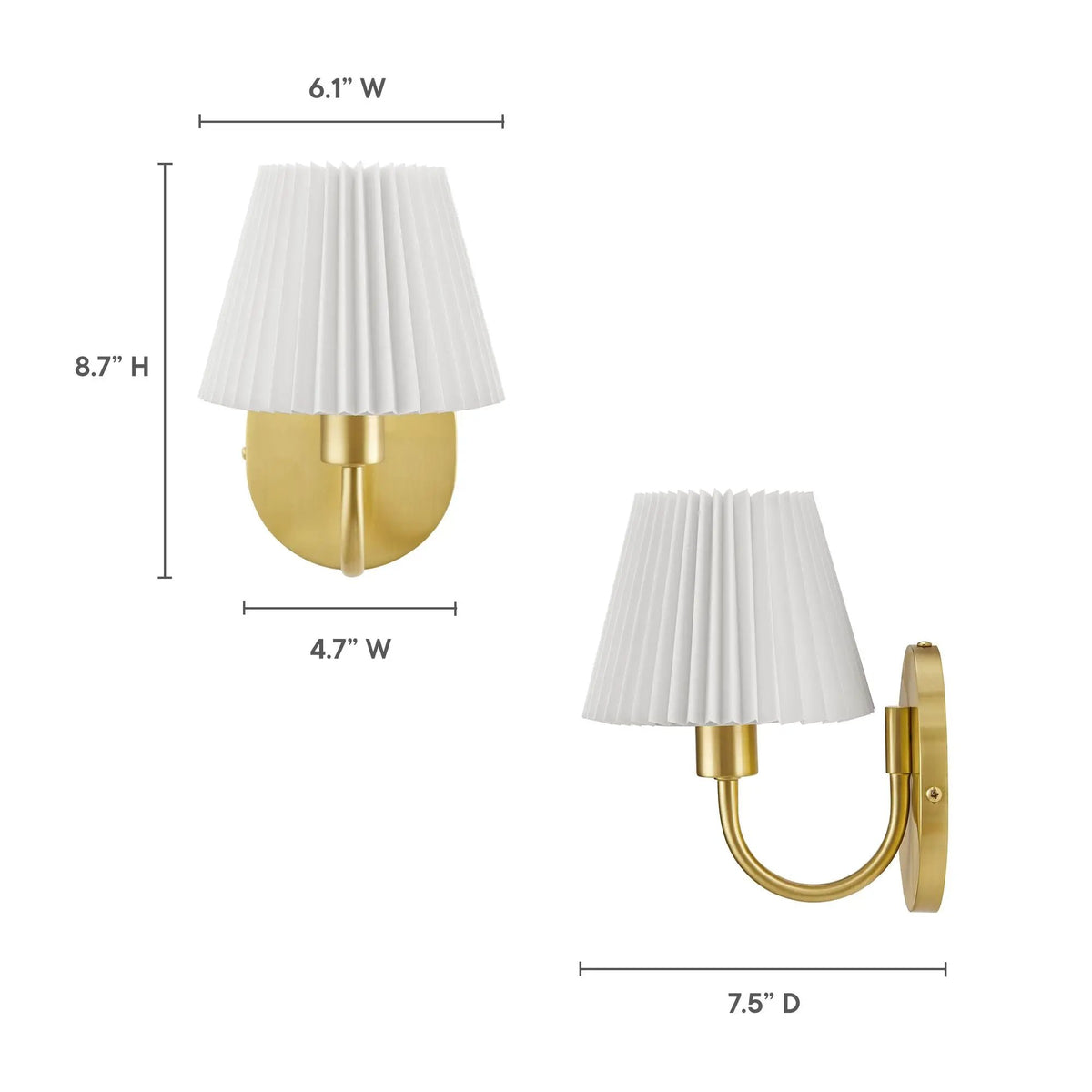 Wave Wall Sconce by Modway by HouseOfZazla