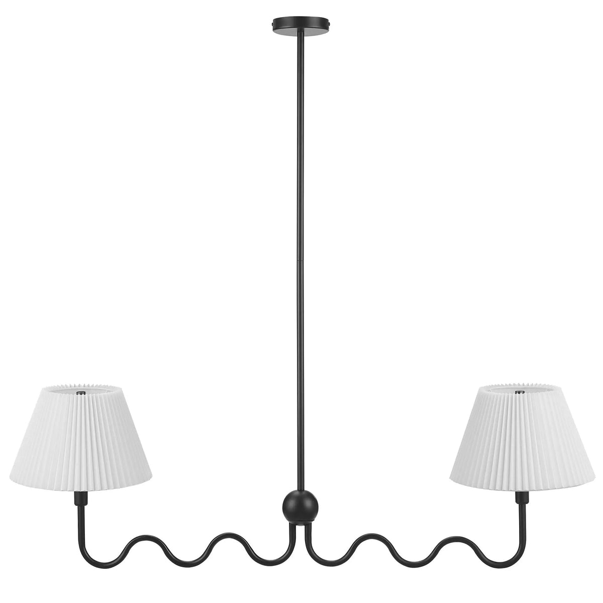 Wave Squiggle 2-Arm Pendant Light by Modway by HouseOfZazla