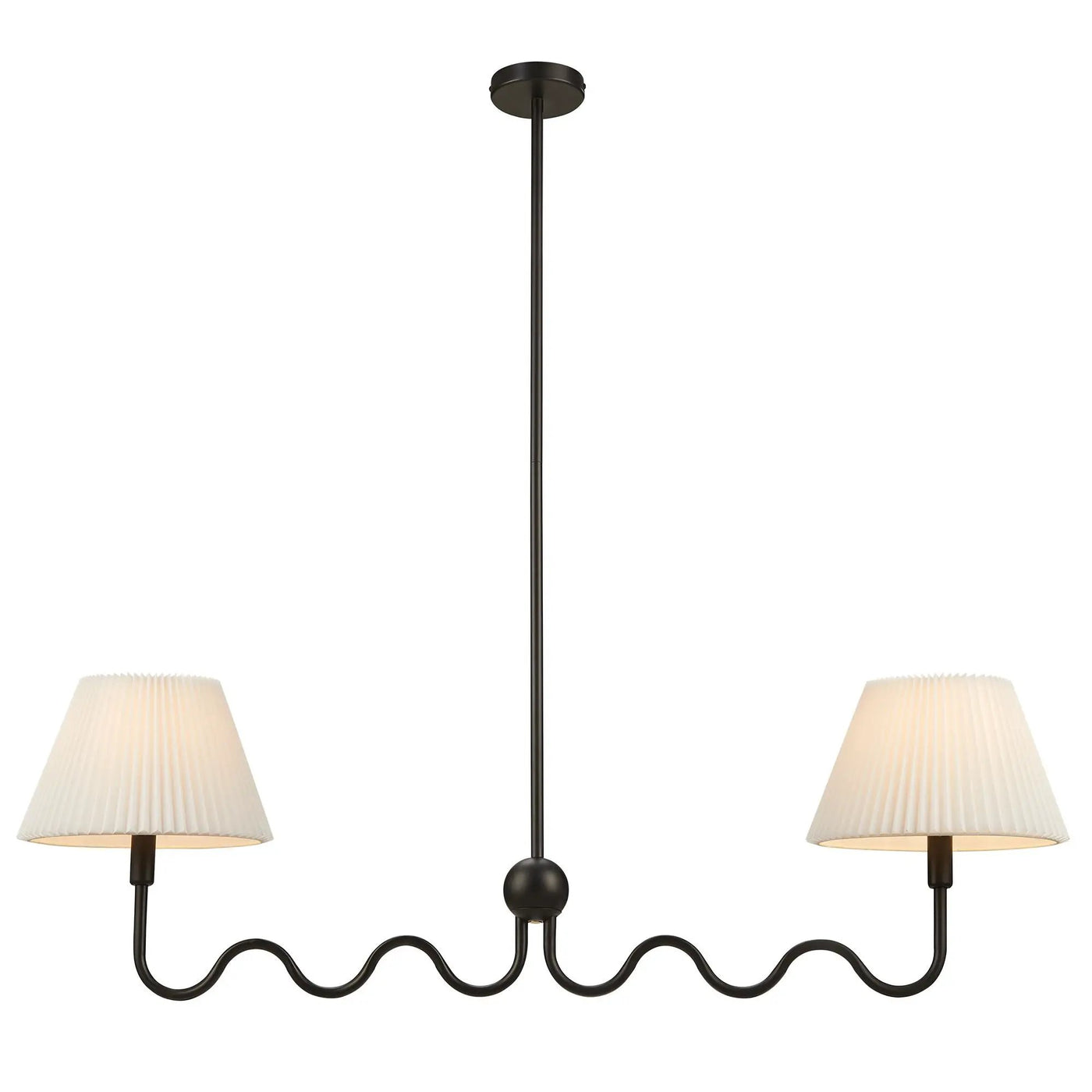 Wave Squiggle 2-Arm Pendant Light by Modway by HouseOfZazla