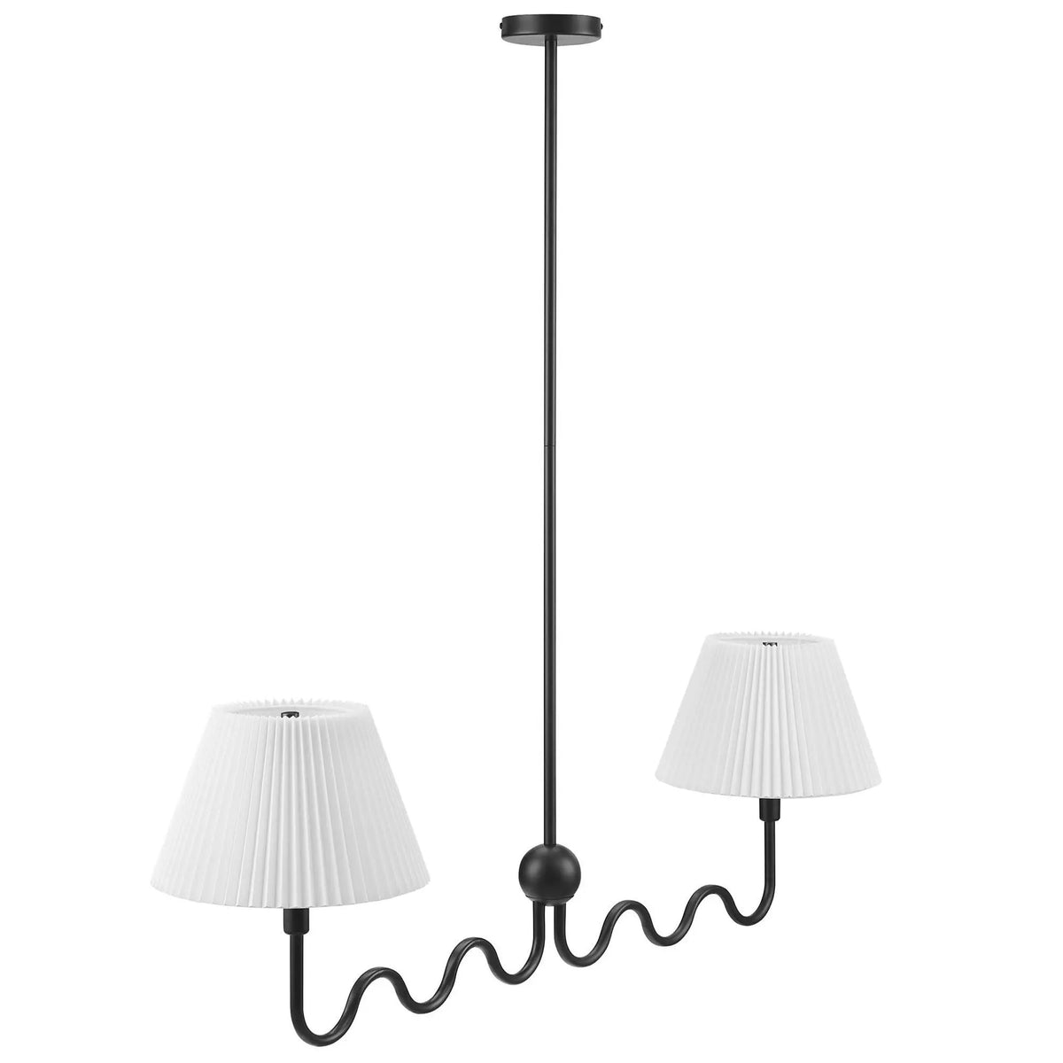 Wave Squiggle 2-Arm Pendant Light by Modway by HouseOfZazla