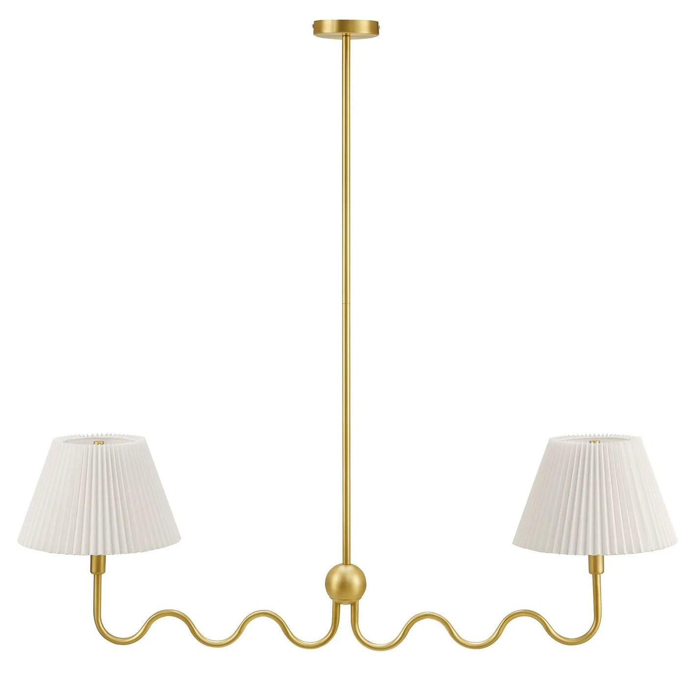 Wave Squiggle 2-Arm Pendant Light by Modway by HouseOfZazla