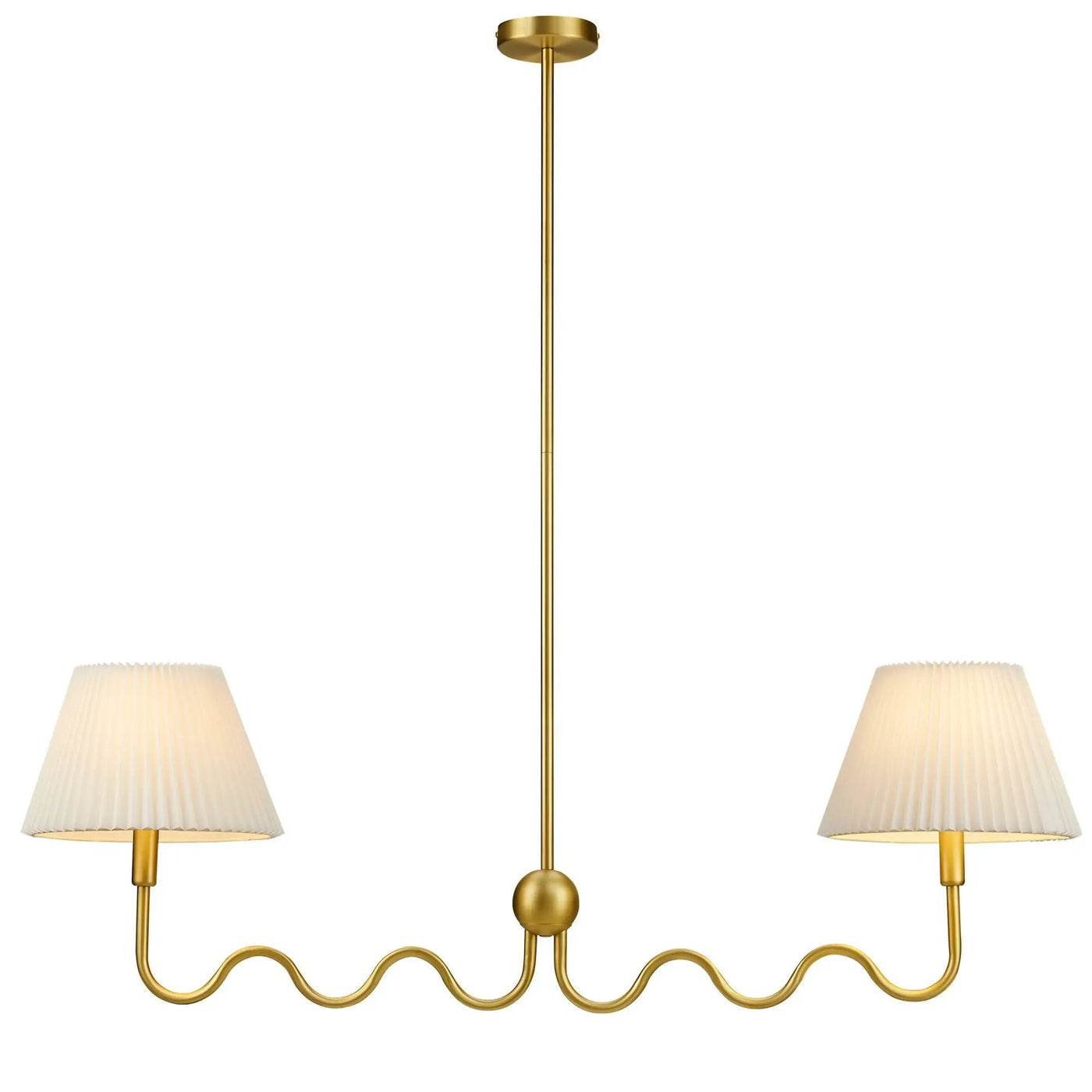 Wave Squiggle 2-Arm Pendant Light by Modway by HouseOfZazla