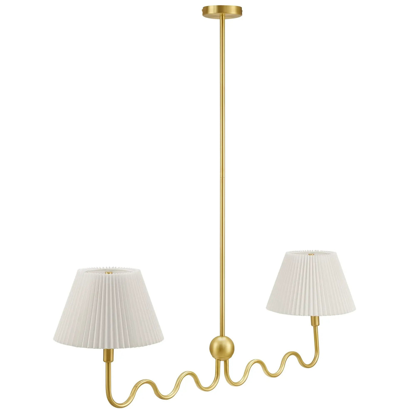 Wave Squiggle 2-Arm Pendant Light by Modway by HouseOfZazla