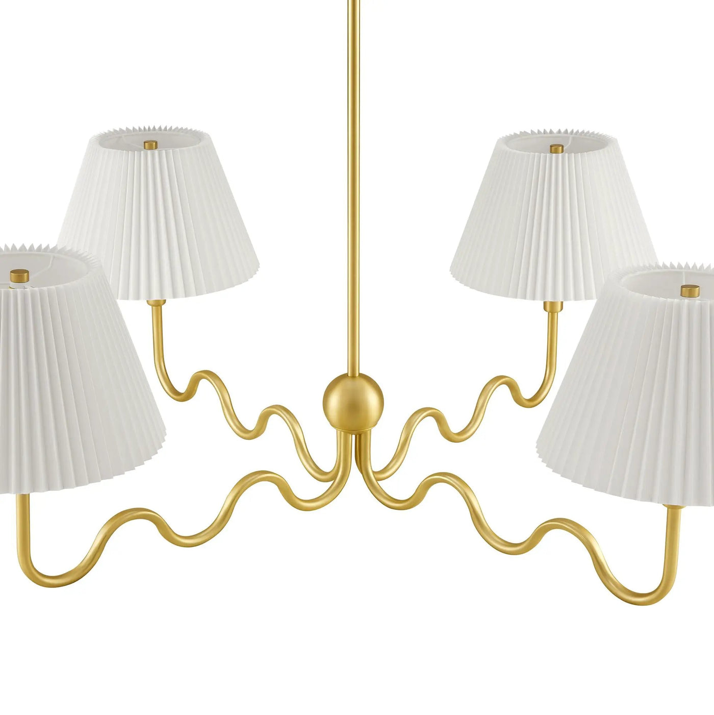 Wave Squiggle 4-Arm Pendant Light by Modway by HouseOfZazla