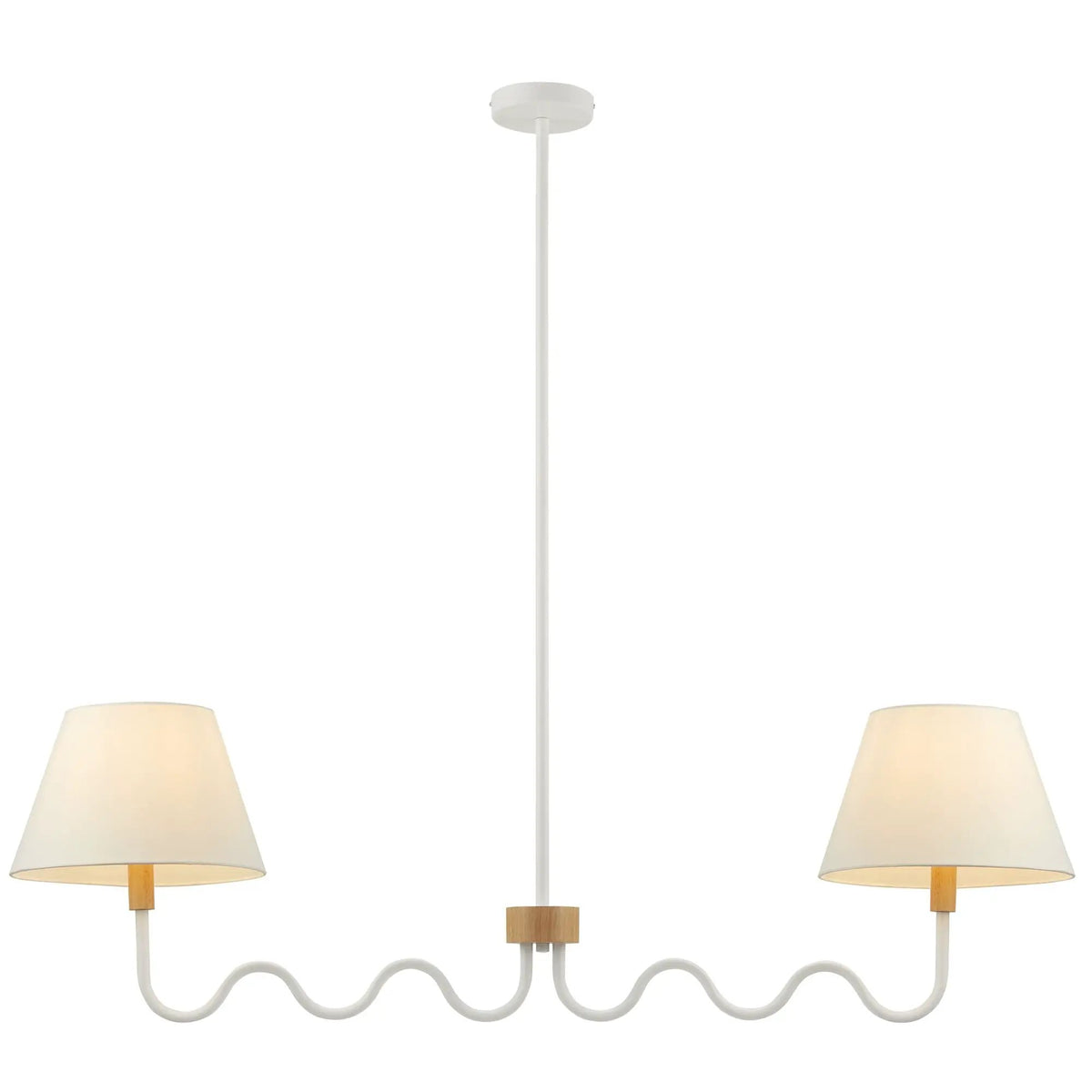 Sunlit Squiggle 2-Arm Pendant Light by Modway by HouseOfZazla