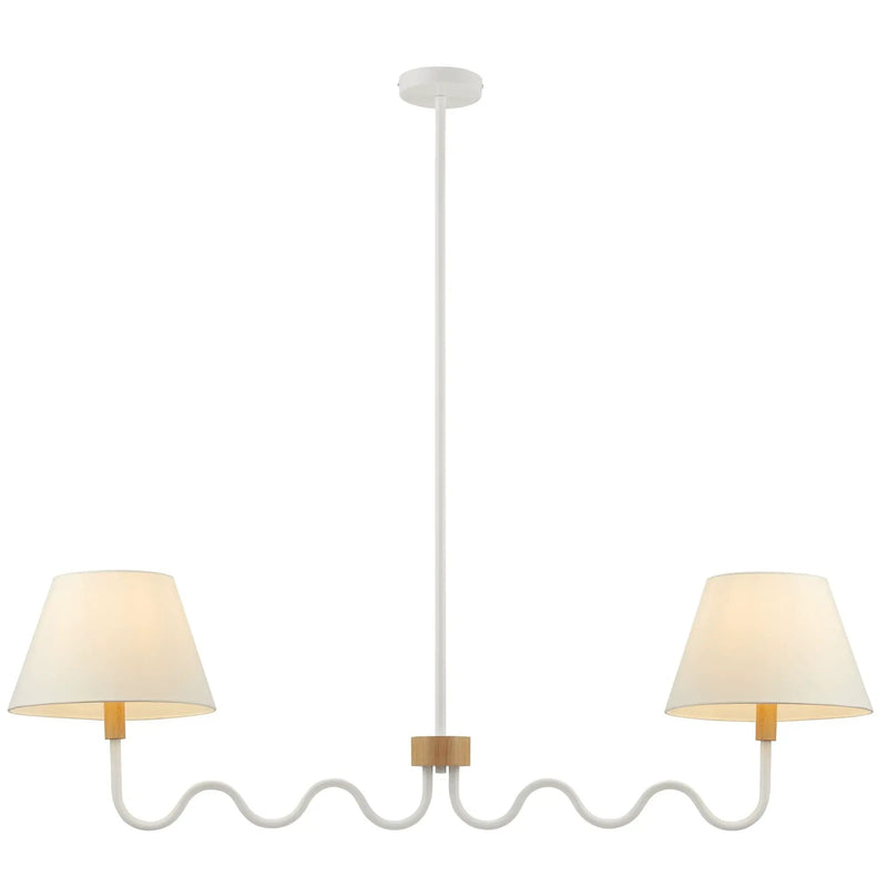 Sunlit Squiggle 2-Arm Pendant Light by Modway by HouseOfZazla