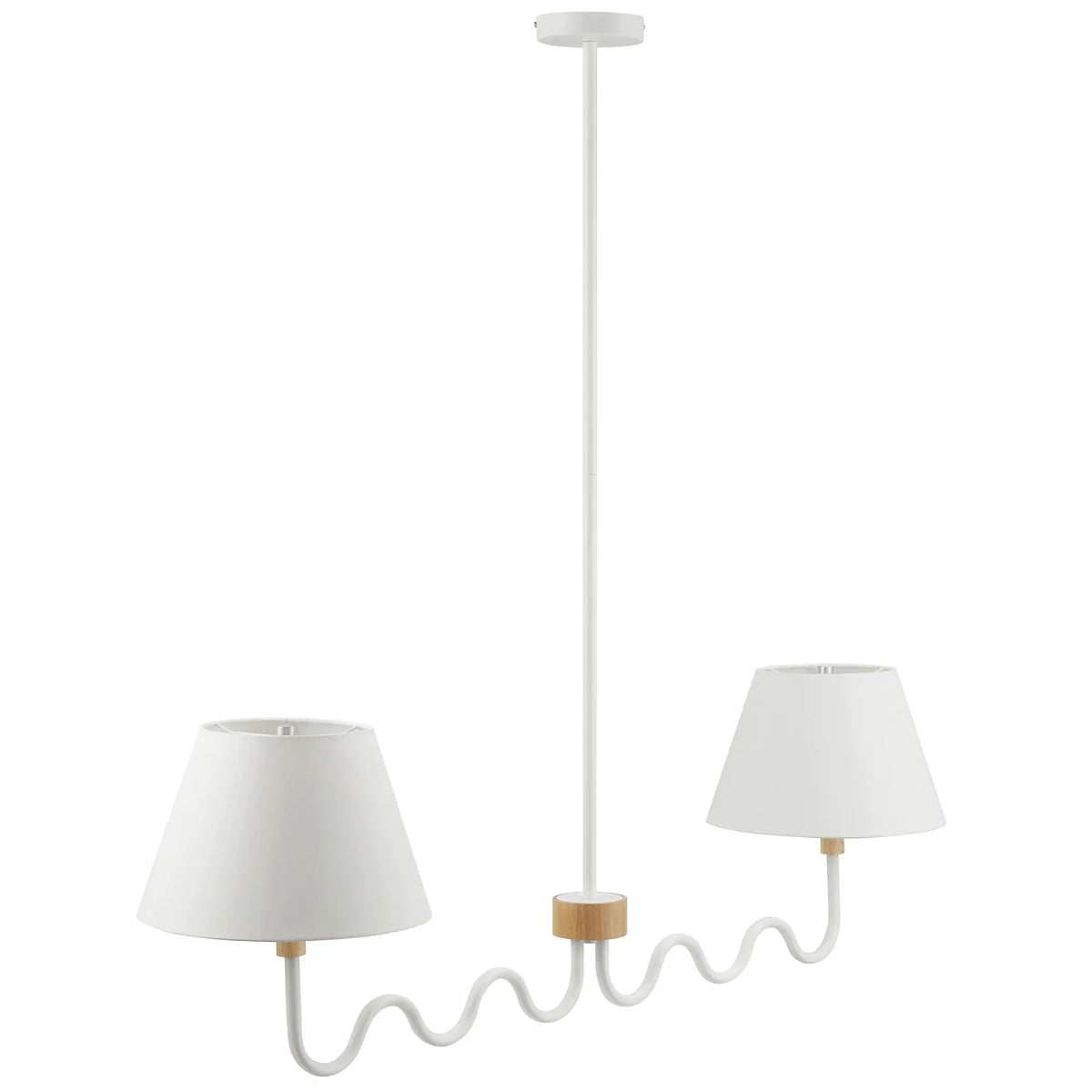 Sunlit Squiggle 2-Arm Pendant Light by Modway by HouseOfZazla