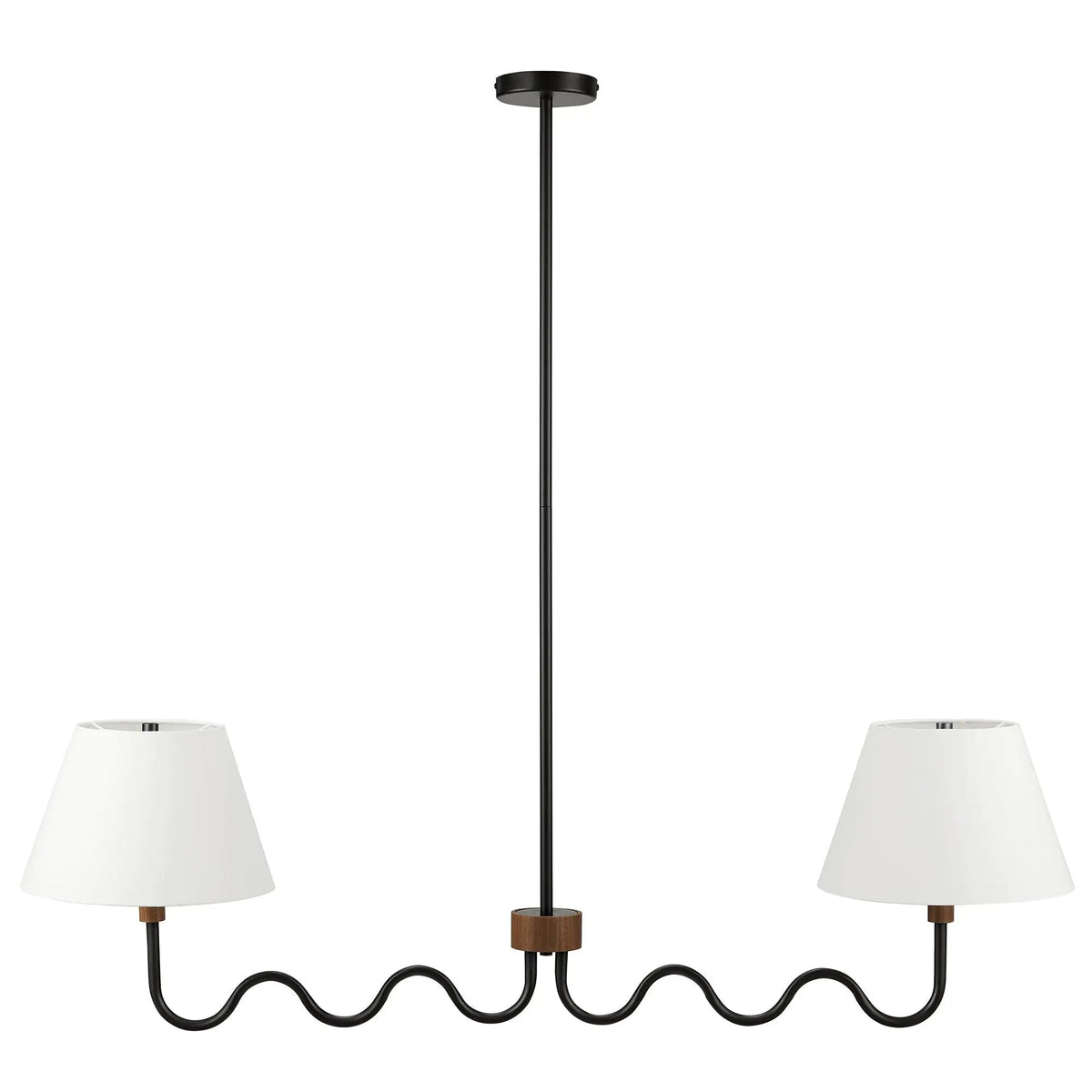 Sunlit Squiggle 2-Arm Pendant Light by Modway by HouseOfZazla