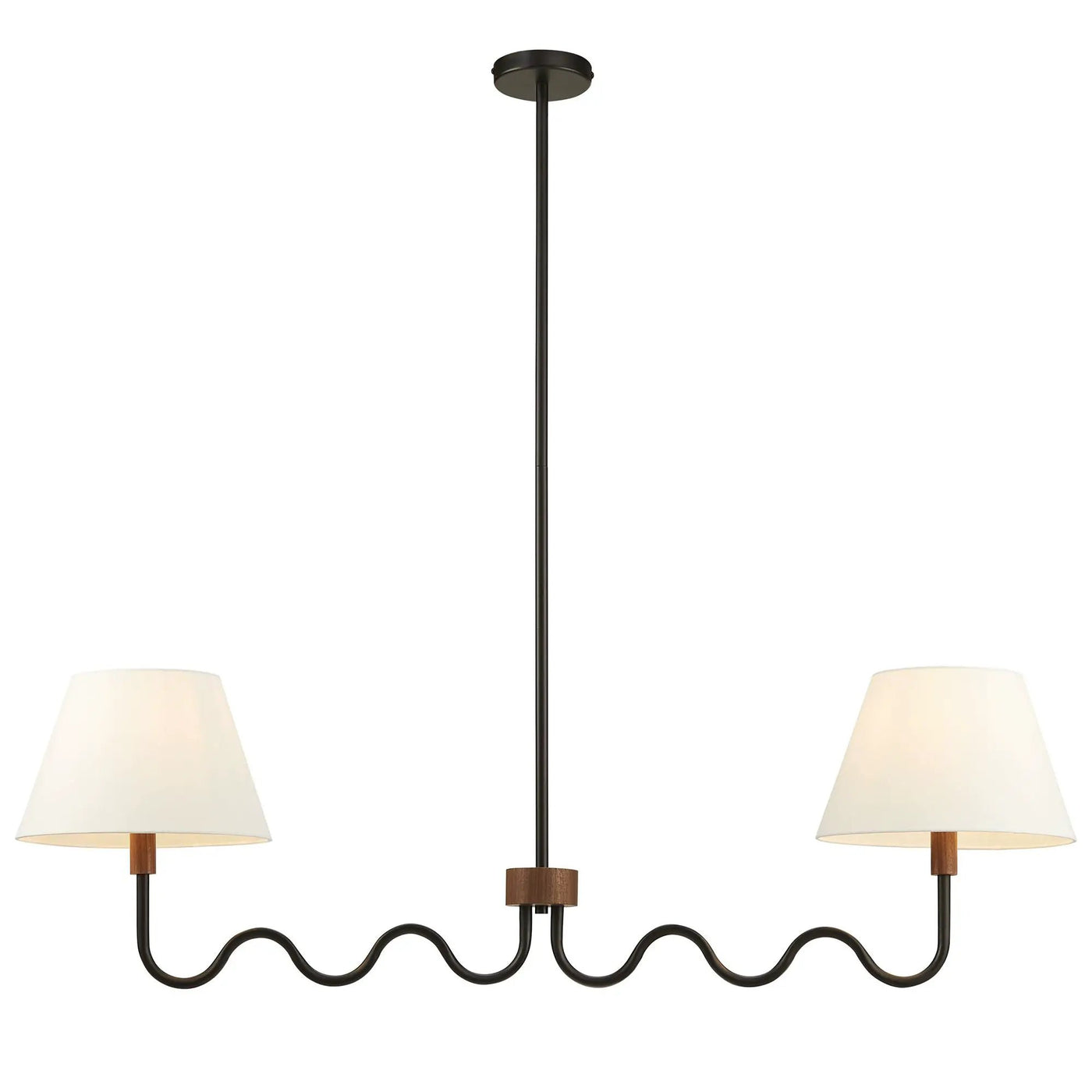 Sunlit Squiggle 2-Arm Pendant Light by Modway by HouseOfZazla