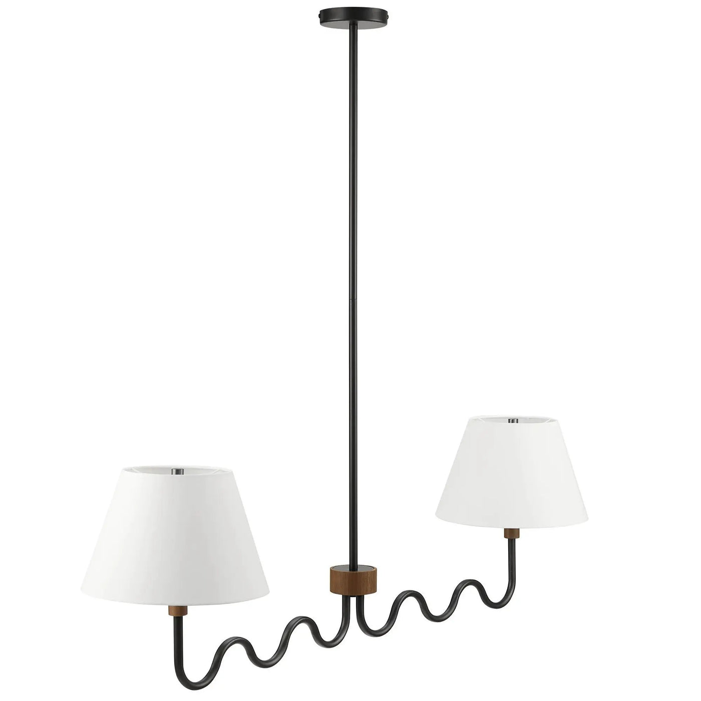 Sunlit Squiggle 2-Arm Pendant Light by Modway by HouseOfZazla