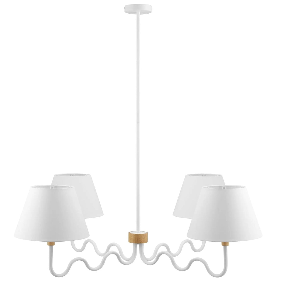 Sunlit Squiggle 4-Arm Pendant Light by Modway by HouseOfZazla