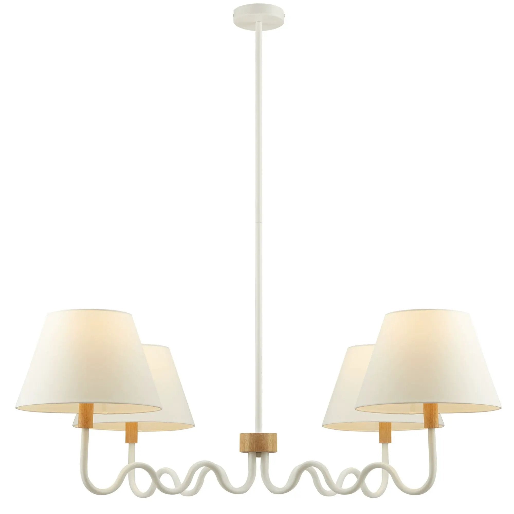 Sunlit Squiggle 4-Arm Pendant Light by Modway by HouseOfZazla