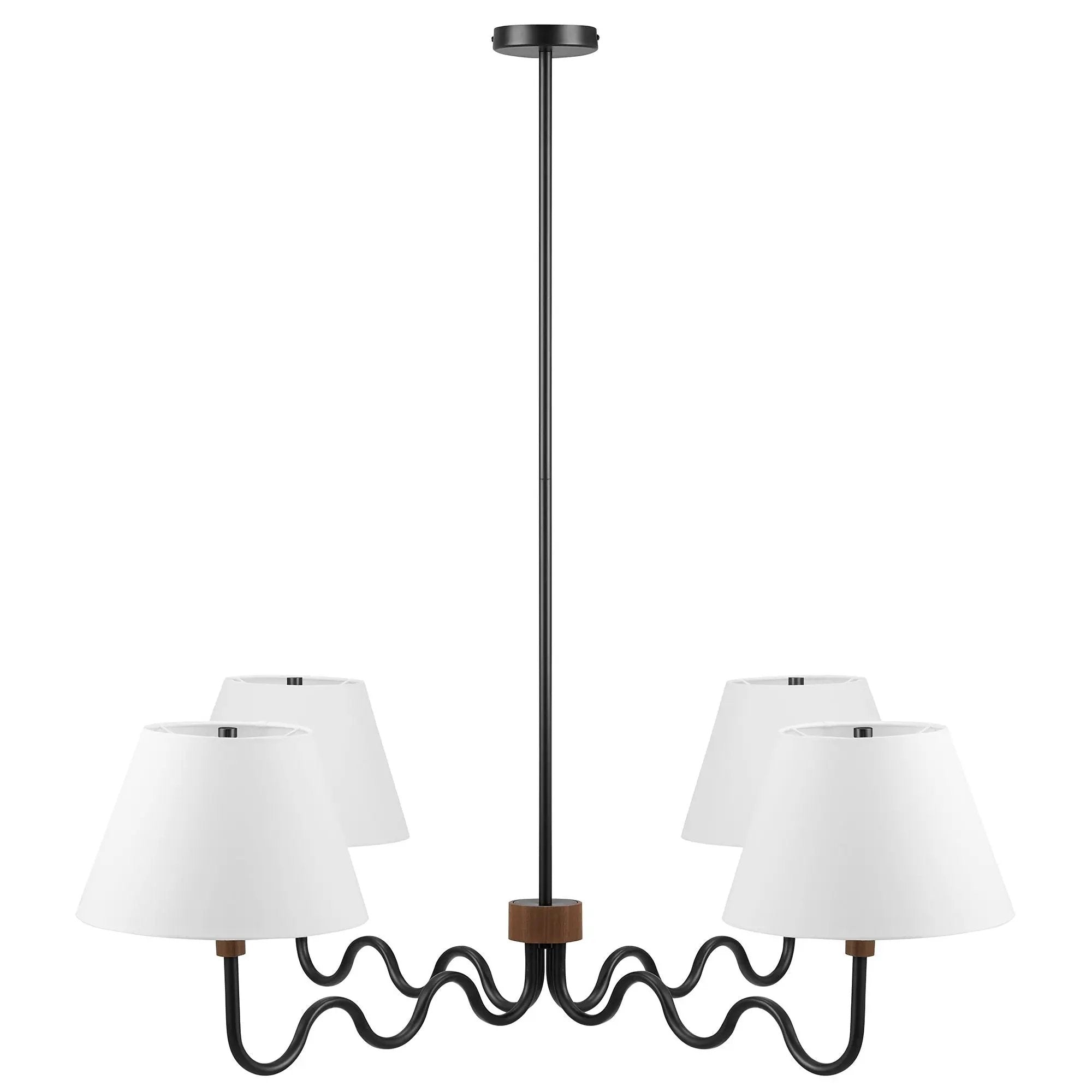 Sunlit Squiggle 4-Arm Pendant Light by Modway by HouseOfZazla