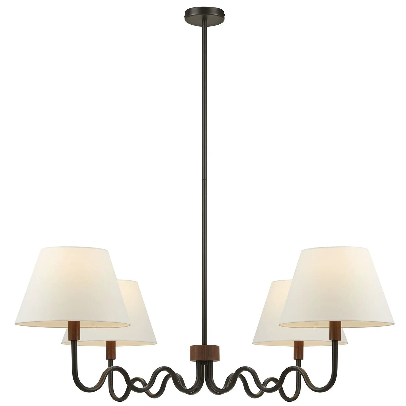 Sunlit Squiggle 4-Arm Pendant Light by Modway by HouseOfZazla