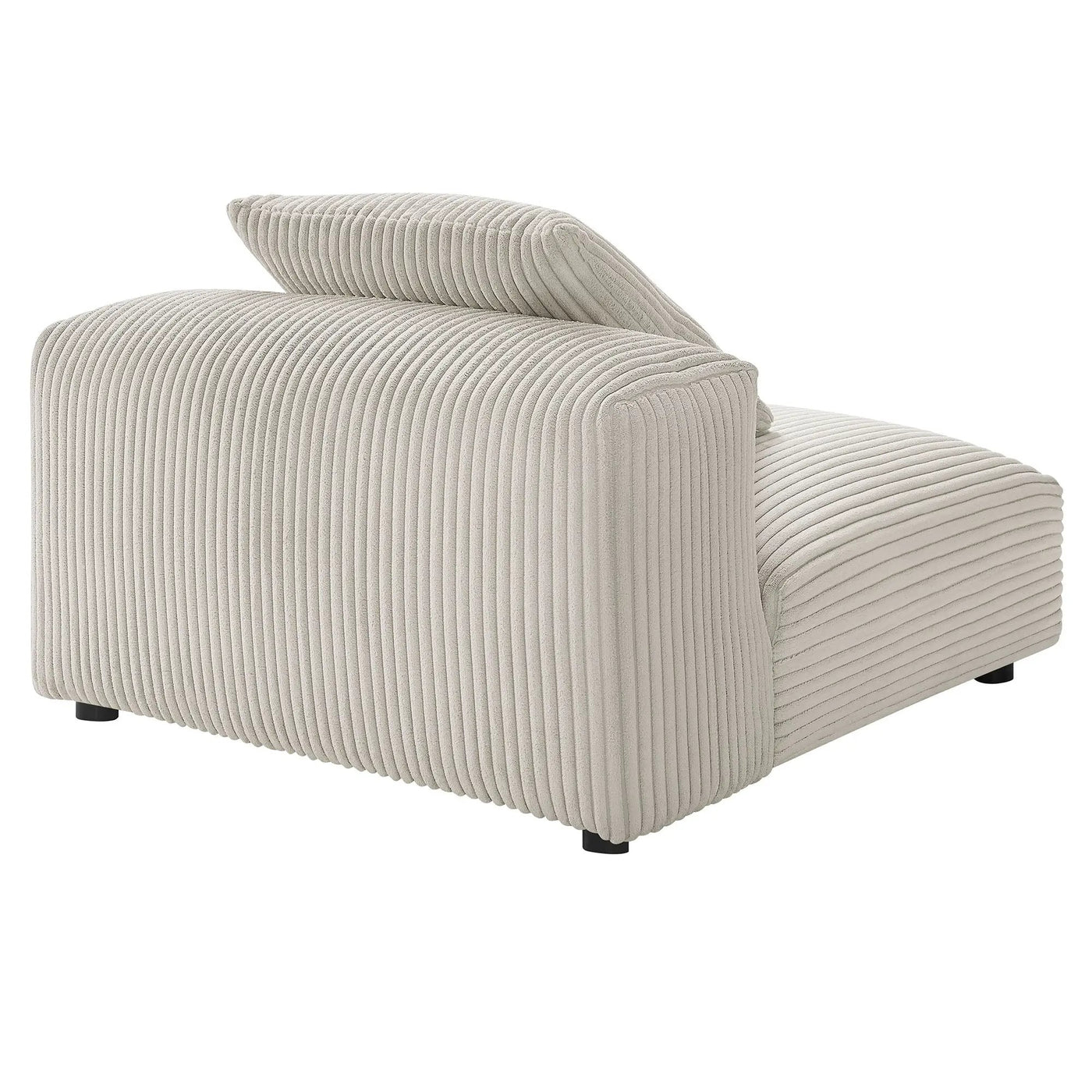 Solace Modular Corduroy Upholstered Armless Chair by HouseOfZazla