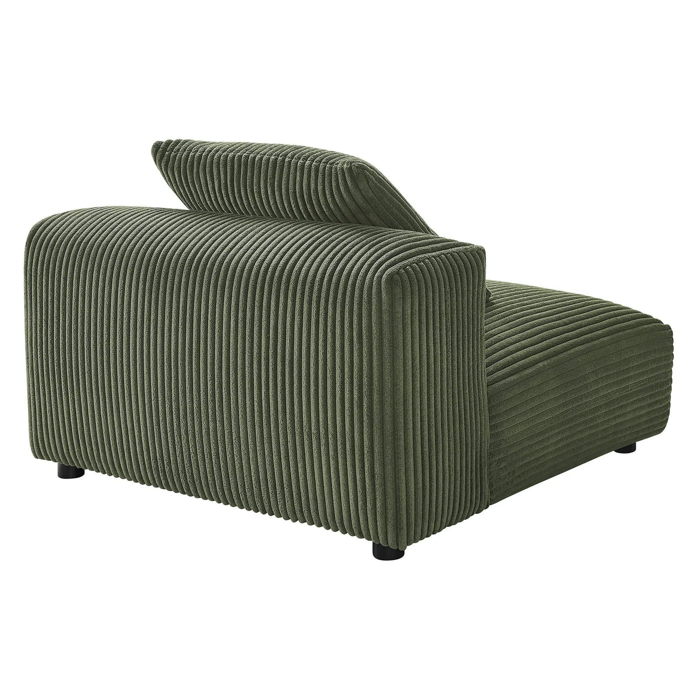 Solace Modular Corduroy Upholstered Armless Chair by HouseOfZazla