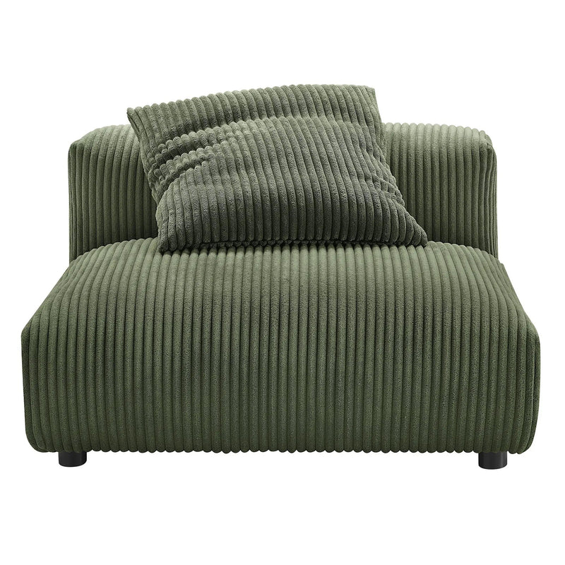 Solace 2-Piece Modular Corduroy Upholstered Sofa by Modway by HouseOfZazla