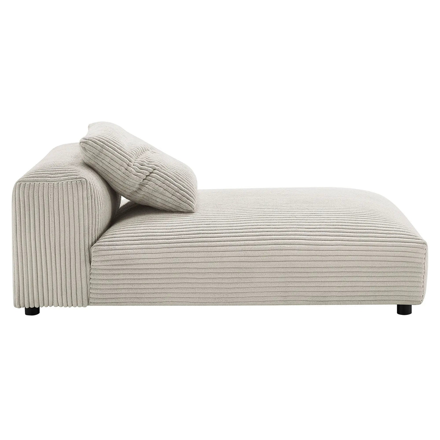 Solace 2-Piece Modular Corduroy Upholstered Sectional Sofa with Chaise by HouseOfZazla