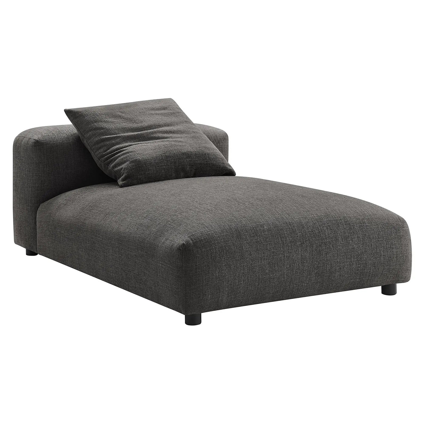Solace Modular Upholstered Fabric Armless Chaise Lounge by HouseOfZazla