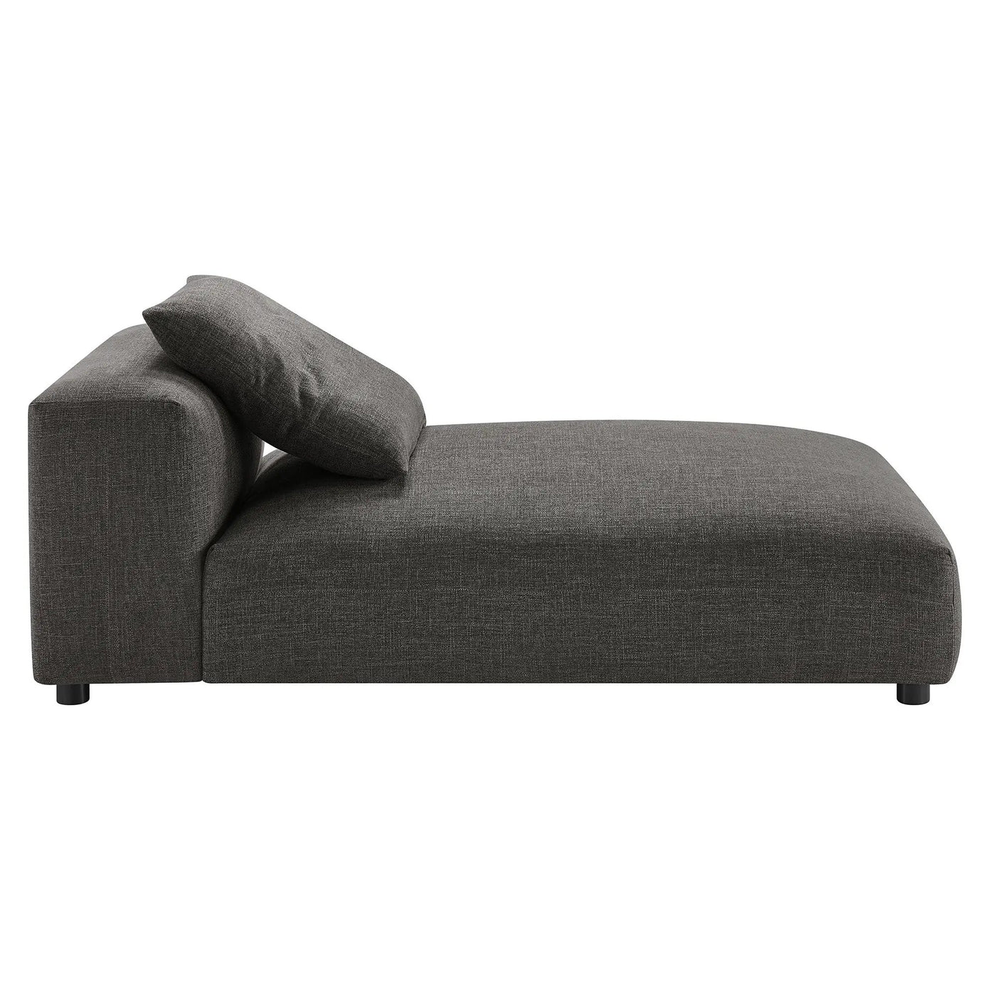 Solace Modular Upholstered Fabric Armless Chaise Lounge by HouseOfZazla