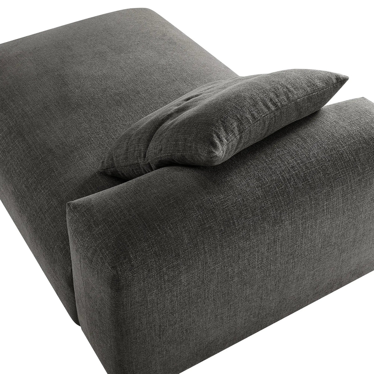 Solace Modular Upholstered Fabric Armless Chaise Lounge by HouseOfZazla