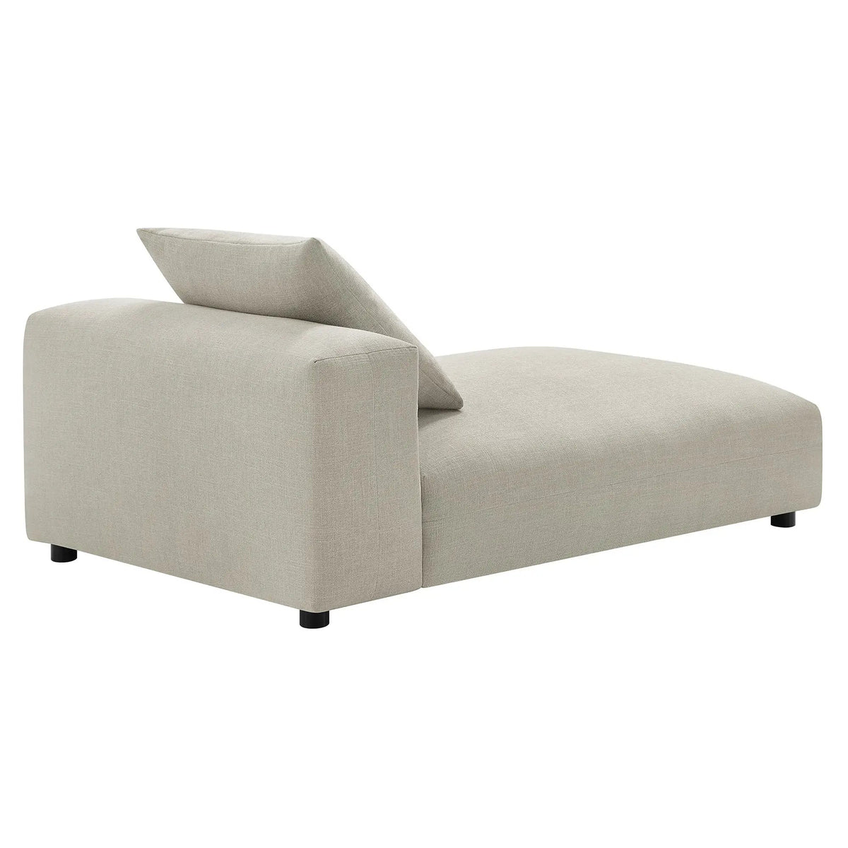 Solace Modular Upholstered Fabric Armless Chaise Lounge by HouseOfZazla