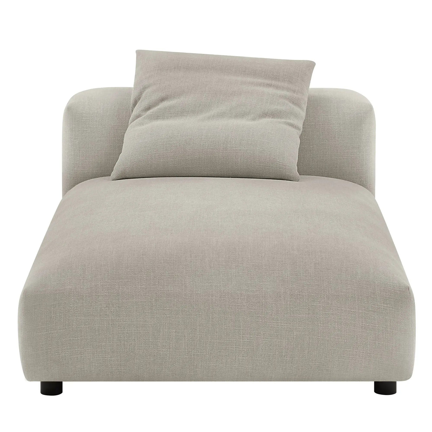 Solace Modular Upholstered Fabric Armless Chaise Lounge by HouseOfZazla