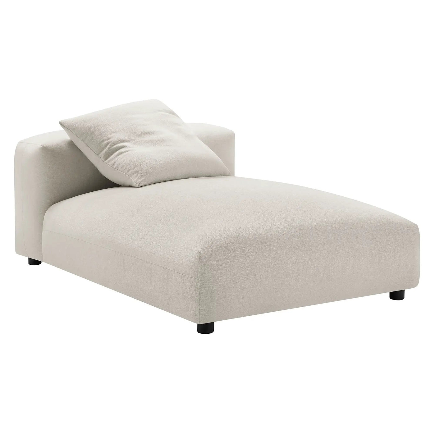 Solace Modular Upholstered Fabric Armless Chaise Lounge by HouseOfZazla