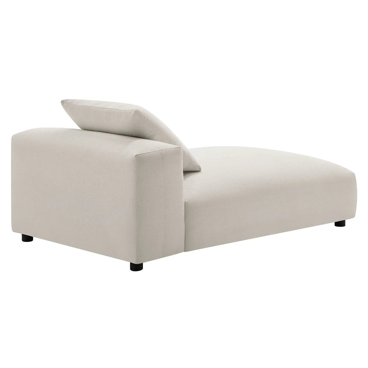 Solace Modular Upholstered Fabric Armless Chaise Lounge by HouseOfZazla