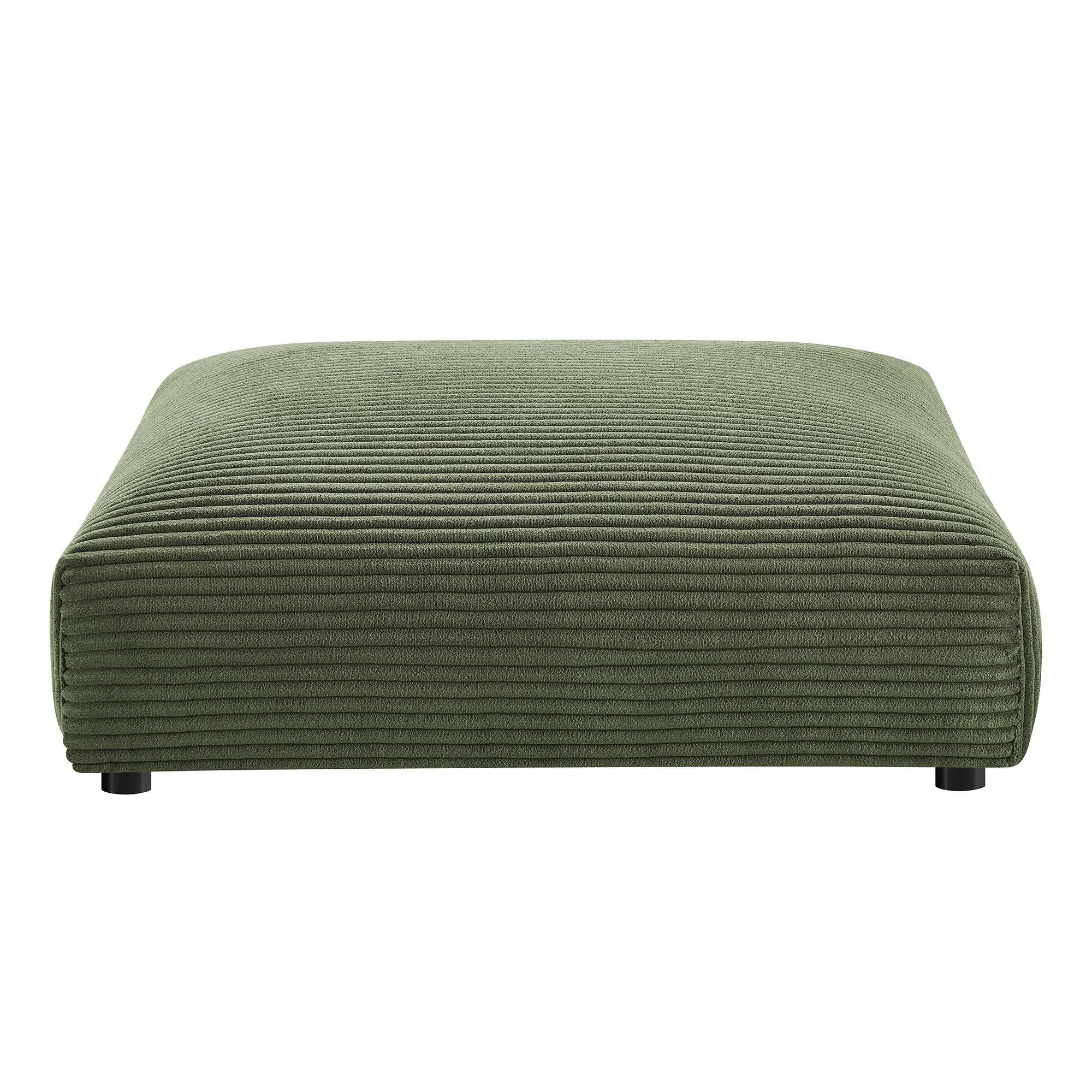 Solace Modular Corduroy Upholstered Ottoman by Modway by HouseOfZazla