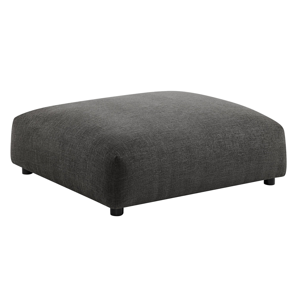 Solace Modular Upholstered Fabric Armless Loveseat and Ottoman Set by Modway, photo 7 of 30