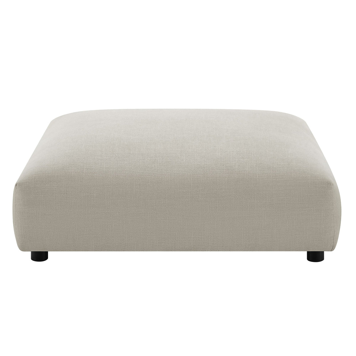 Solace Modular Upholstered Fabric Armless Loveseat and Ottoman Set by Modway, photo 18 of 30