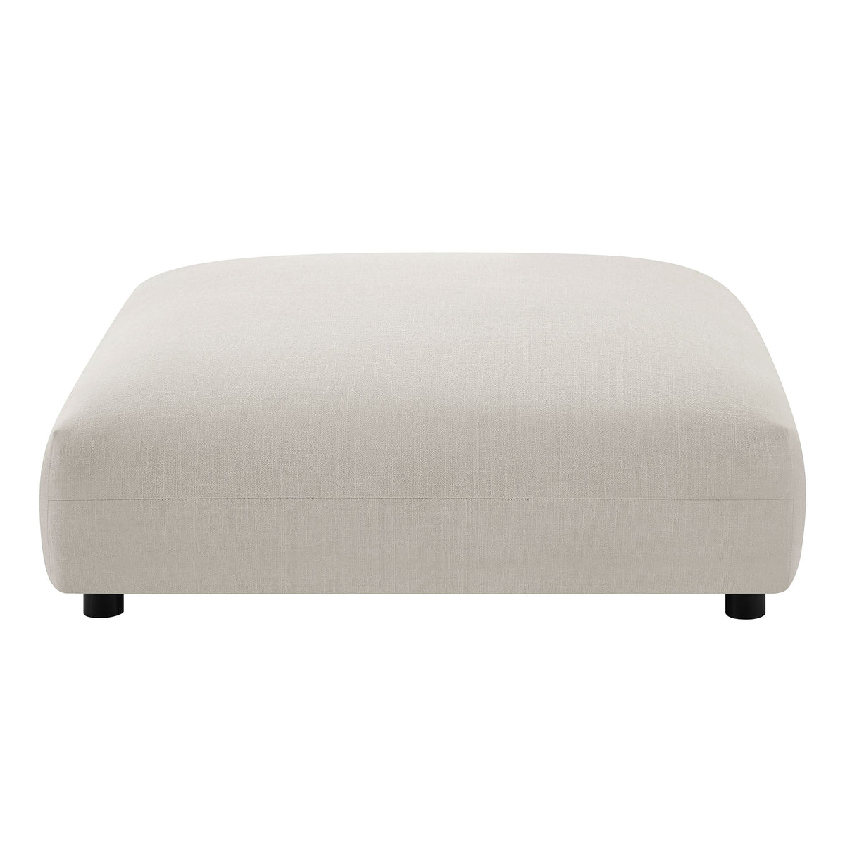 Solace Modular Upholstered Fabric Armless Loveseat and Ottoman Set by Modway, photo 28 of 30