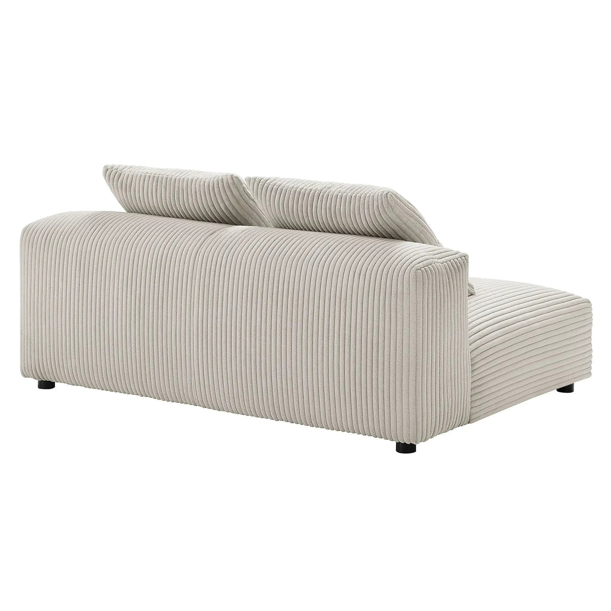 Solace Modular Corduroy Upholstered Armless Loveseat by Modway by HouseOfZazla