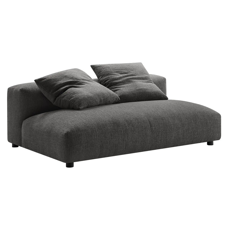 Solace 2-Piece Modular Upholstered Fabric Sectional Sofa with Chaise by Modway by HouseOfZazla