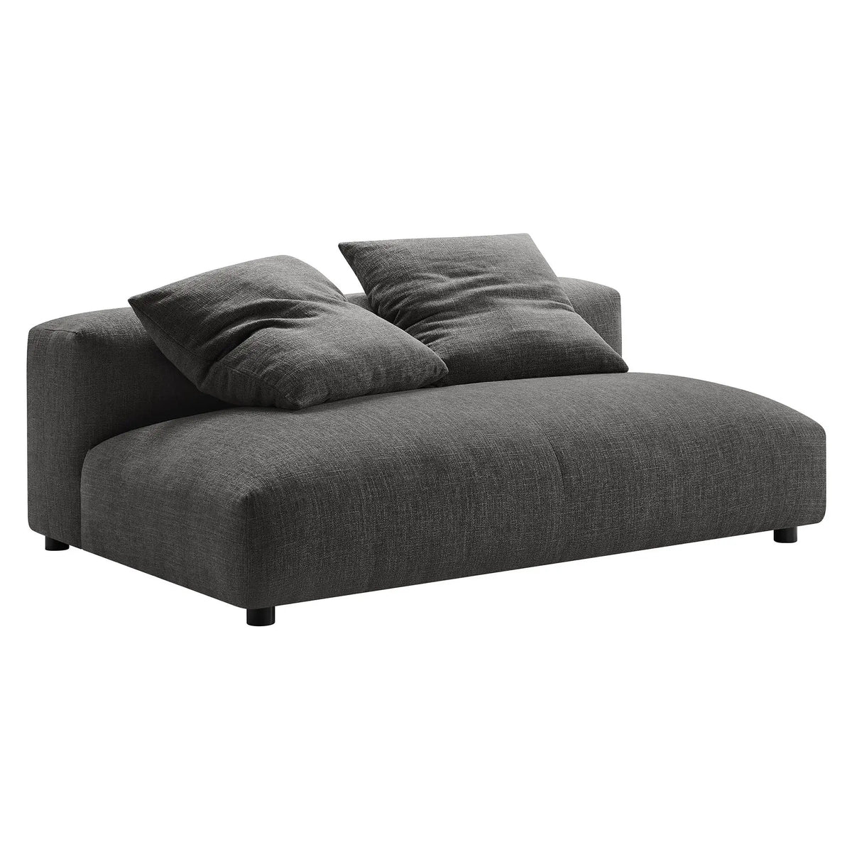 Solace Modular Upholstered Fabric Armless Loveseat by Modway by HouseOfZazla